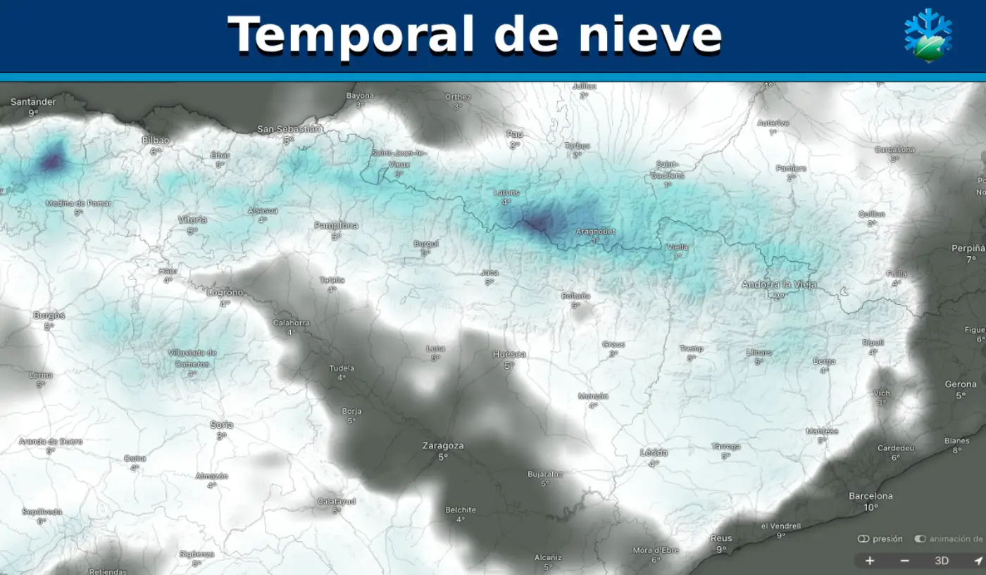 Mapas nevadas