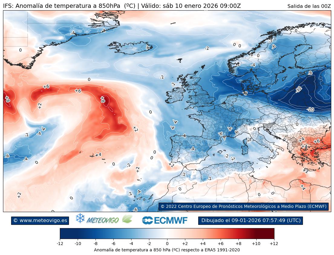Mapa de anonalias t&eacute;rmicas 