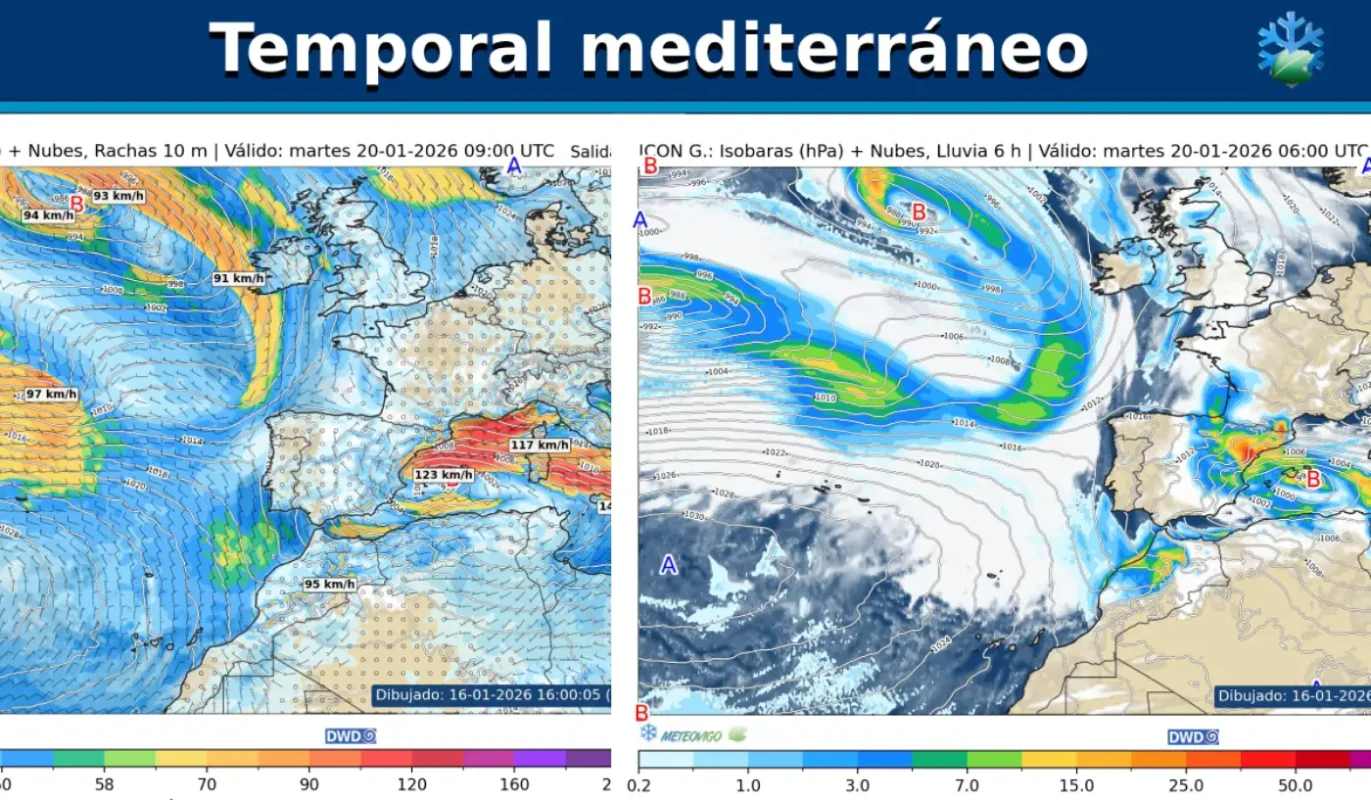 Temporal mediterráneo