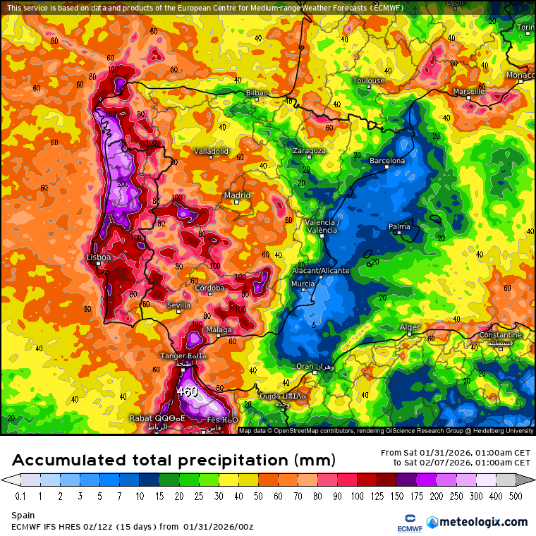 Lluvias ECMWF