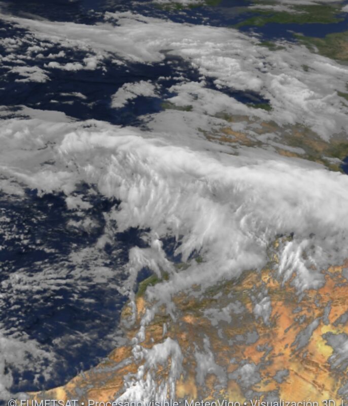 Imagen del satélite