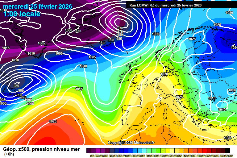ECMWF geopotencial 