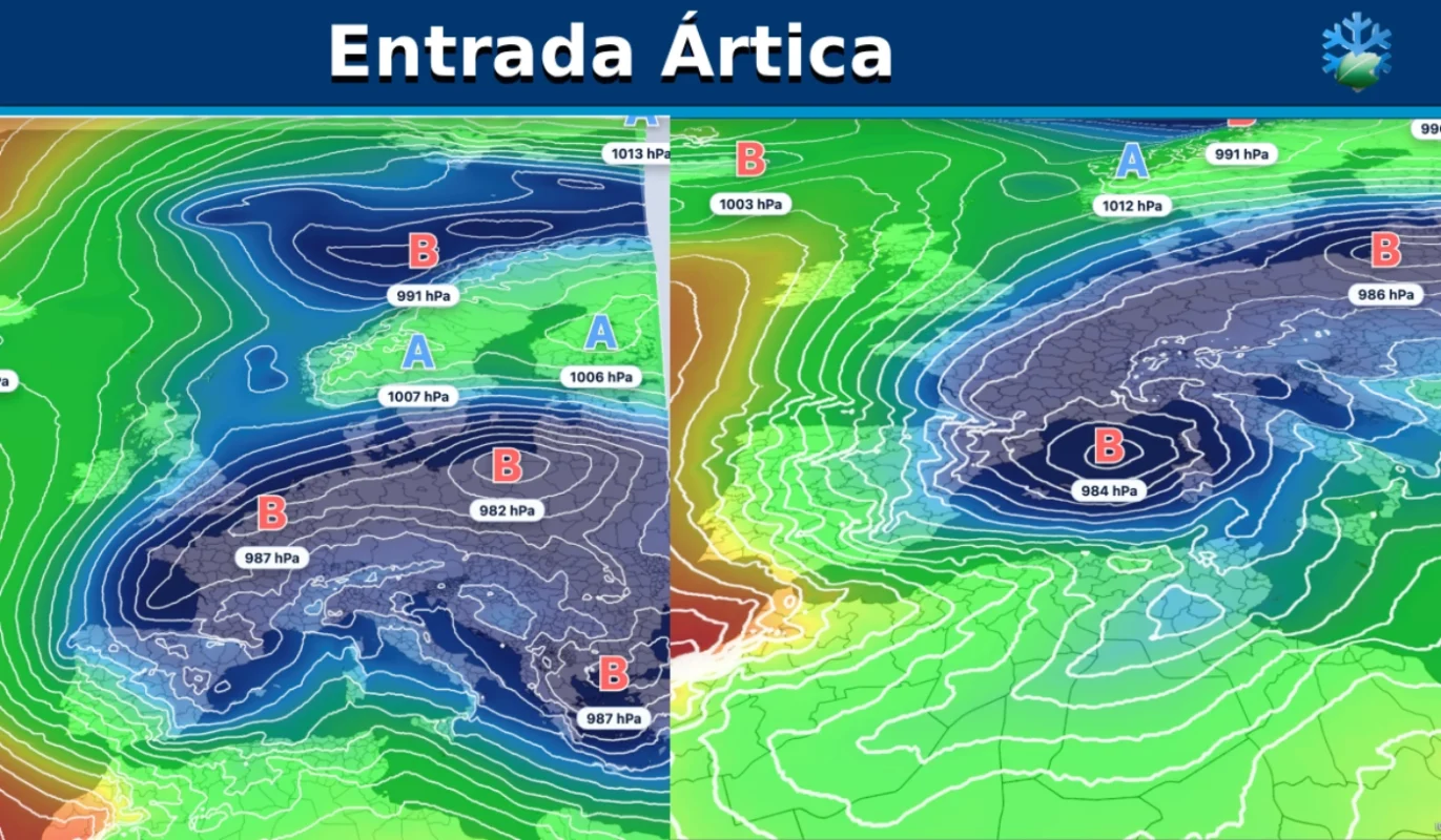 Entrada ártica España