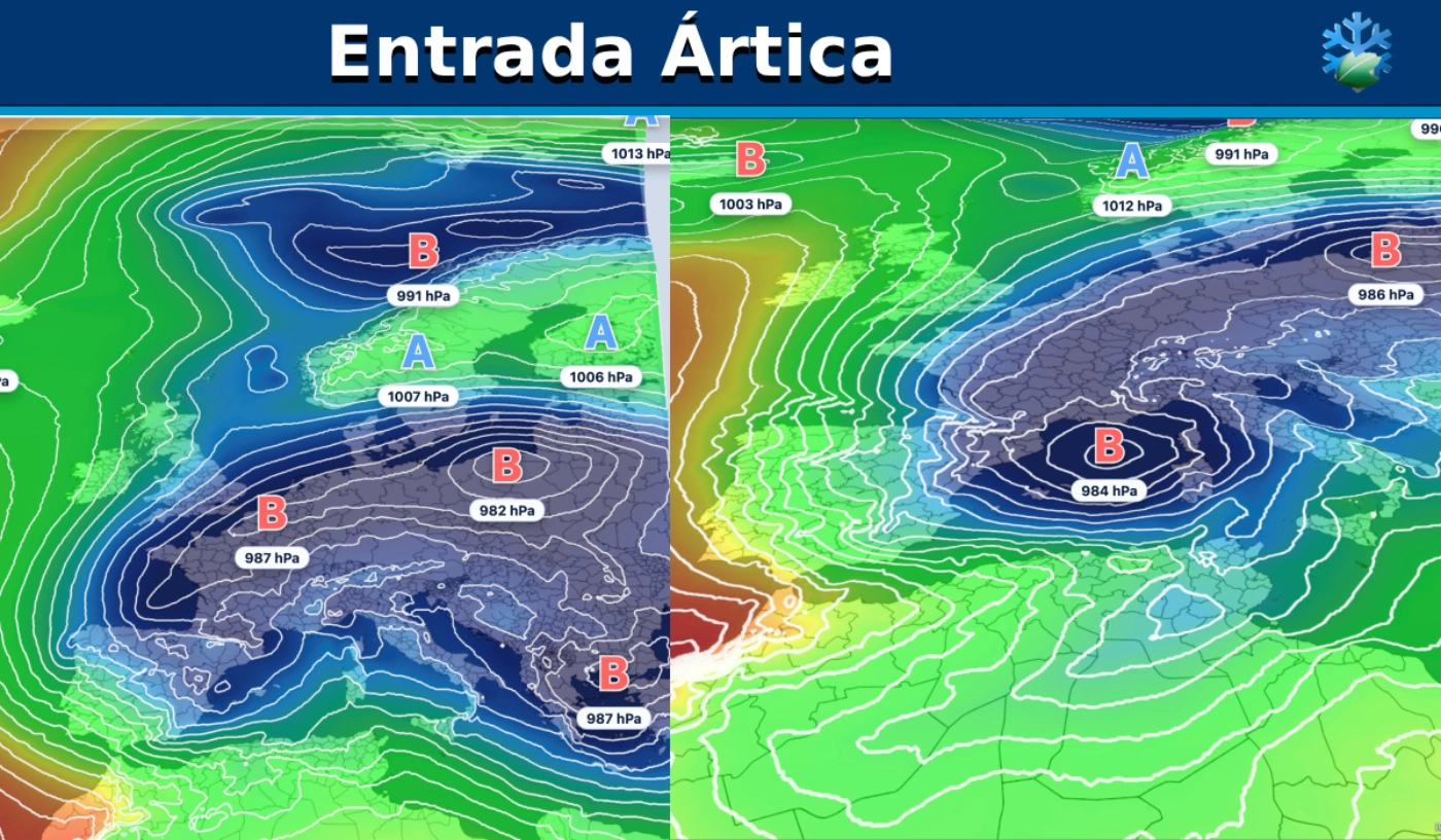 Entrada ártica España