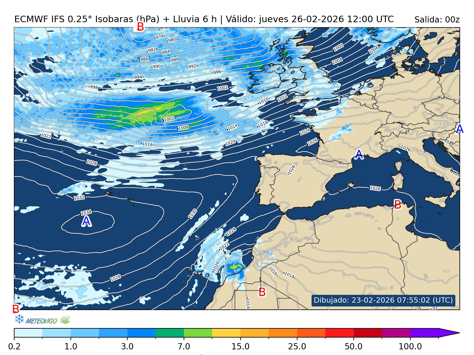 ECMWF lluvias 
