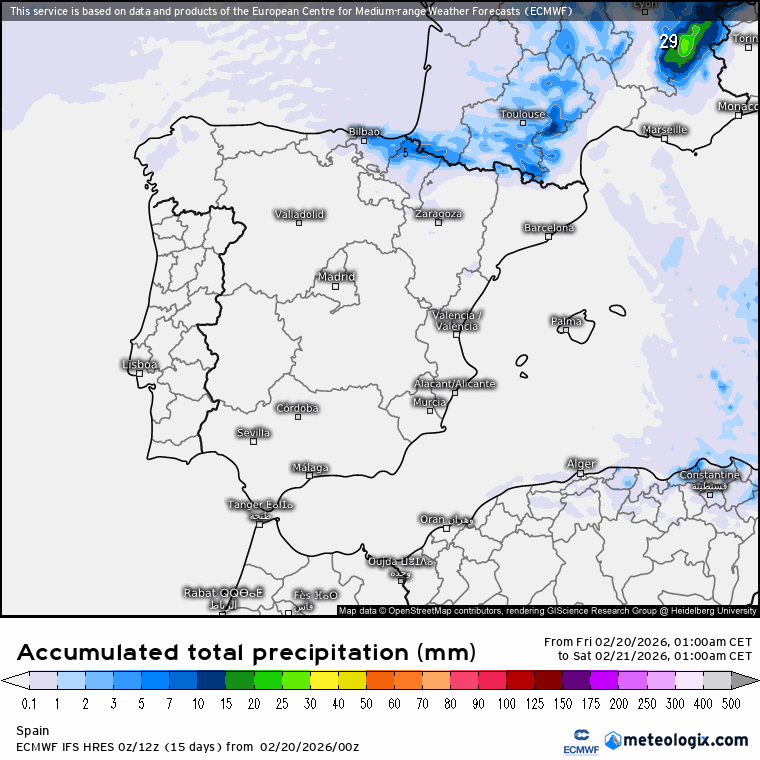 Lluvias ECMWF