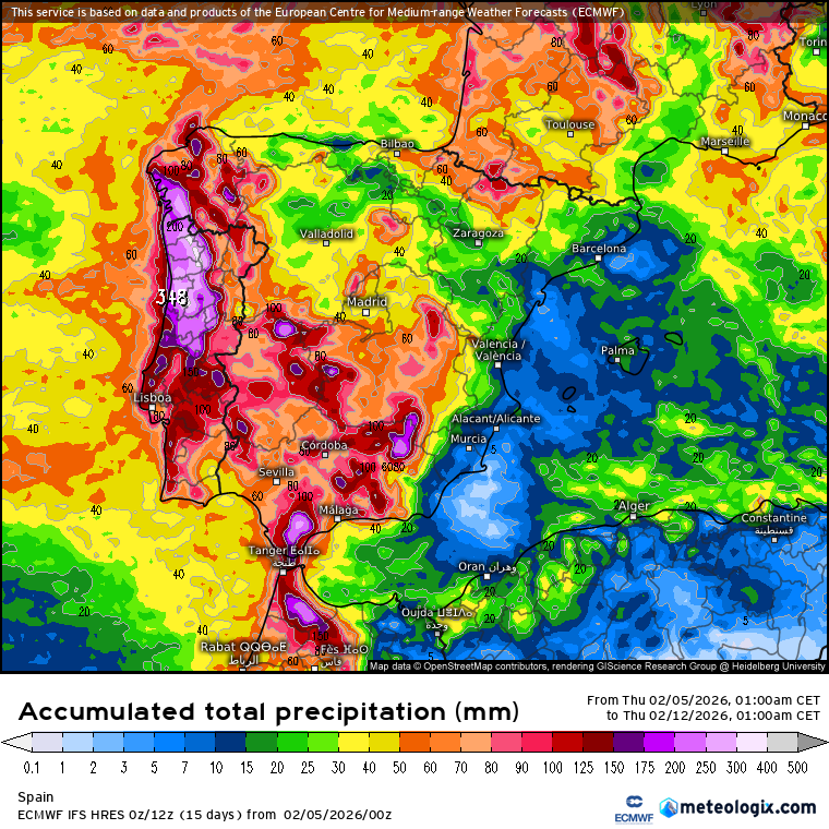 ECMWF lluvias