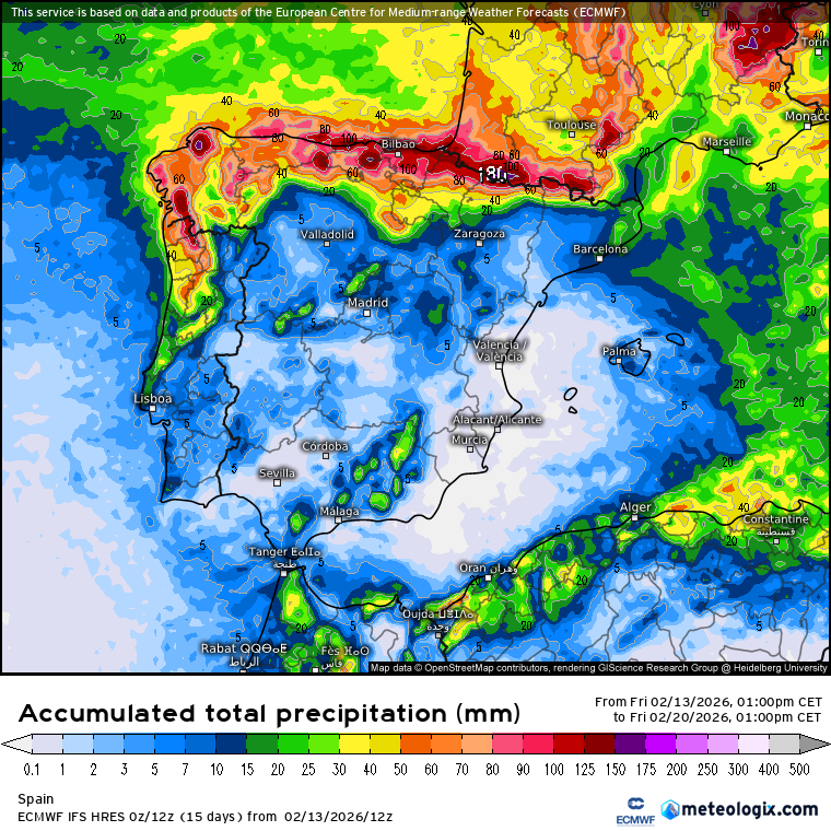 ECMWF lluvias