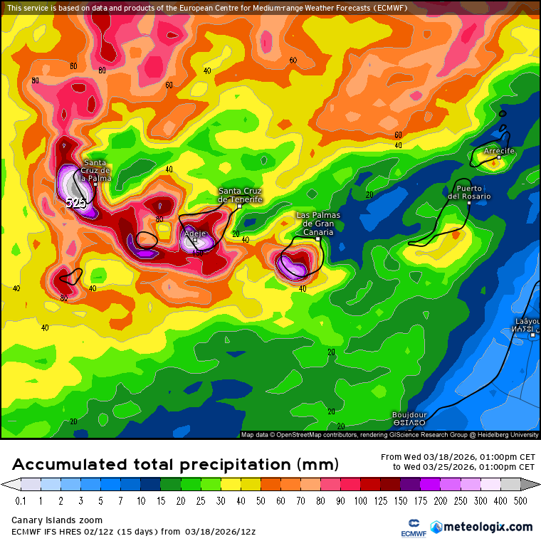 ECMWF lluvias