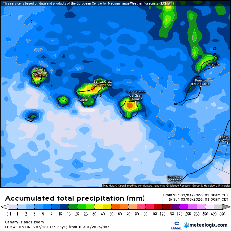 Lluvias Canarias 