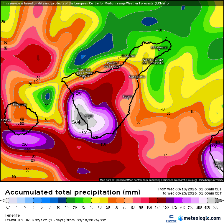Lluvias mapa 