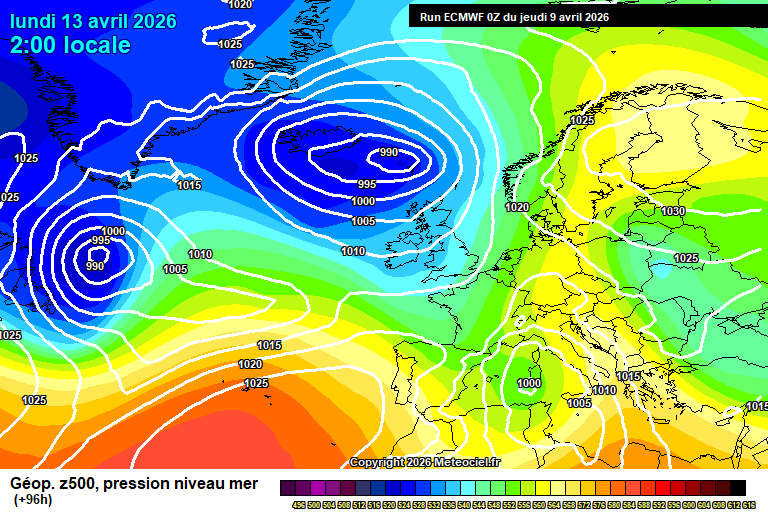 ECMWF geopotencial 