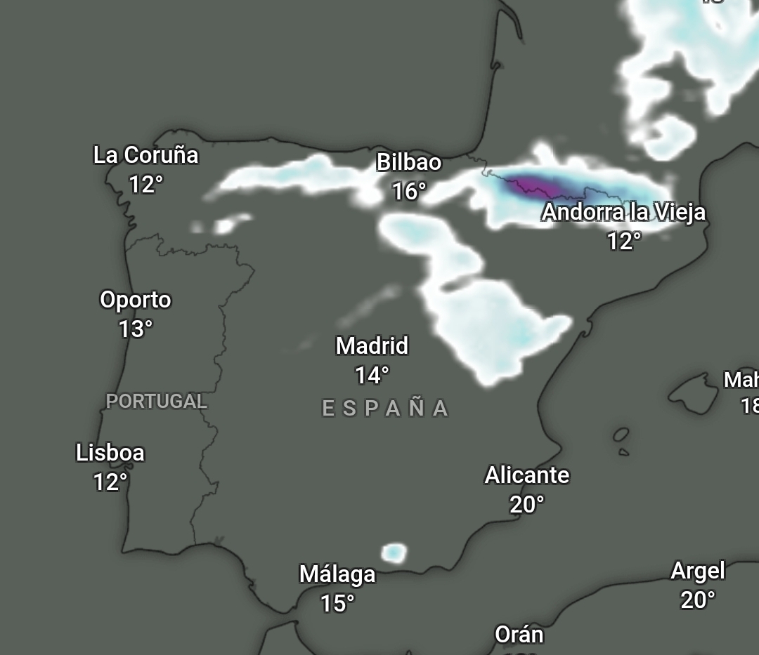 Mapa de nieve nueva 