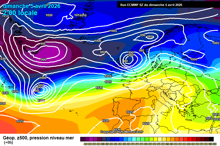ECMWF geopotencial 