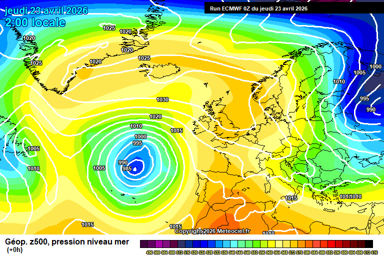 ECMWF geopotencial 
