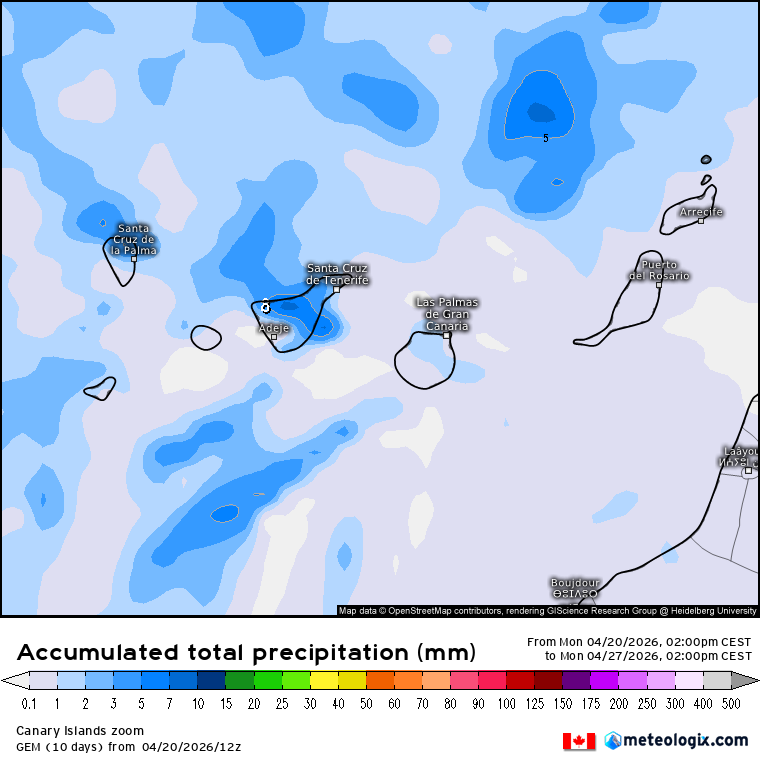 GEM lluvias Canarias