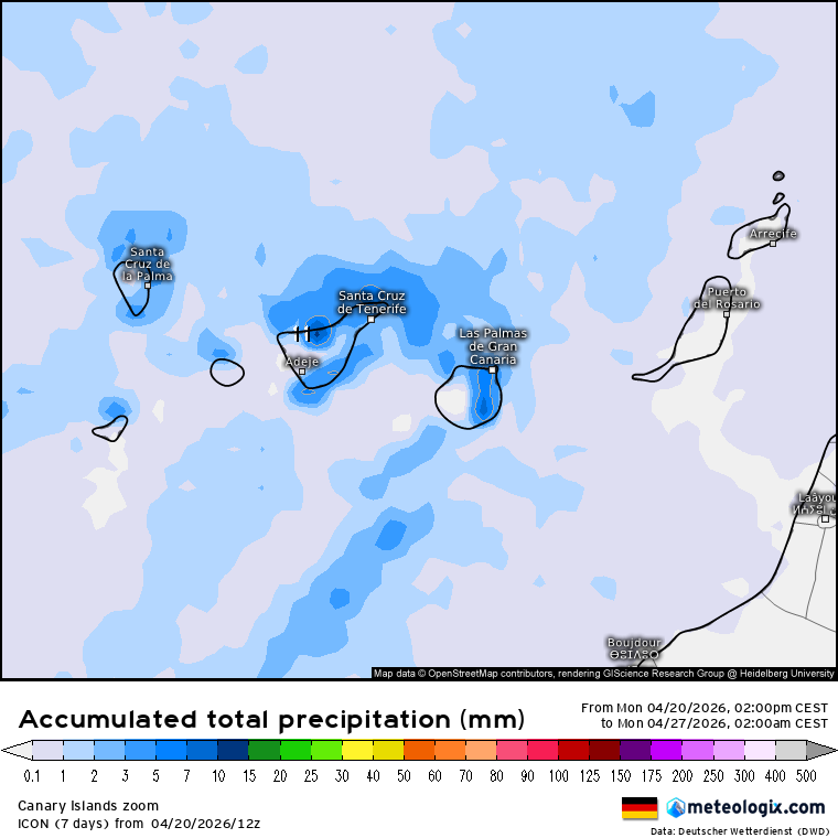 ICON lluvias Canarias