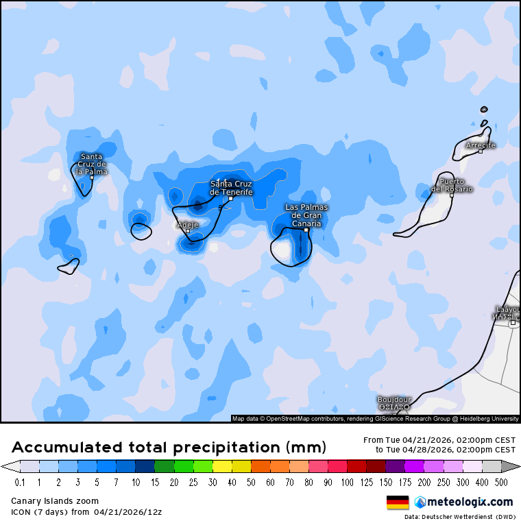 ICON lluvias Canarias