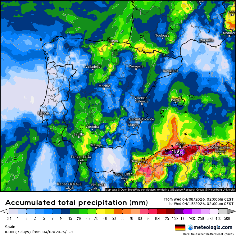 ICON lluvias