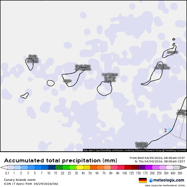 ICON lluvias Canarias