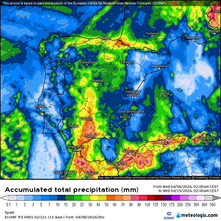 ECMWF lluvias 