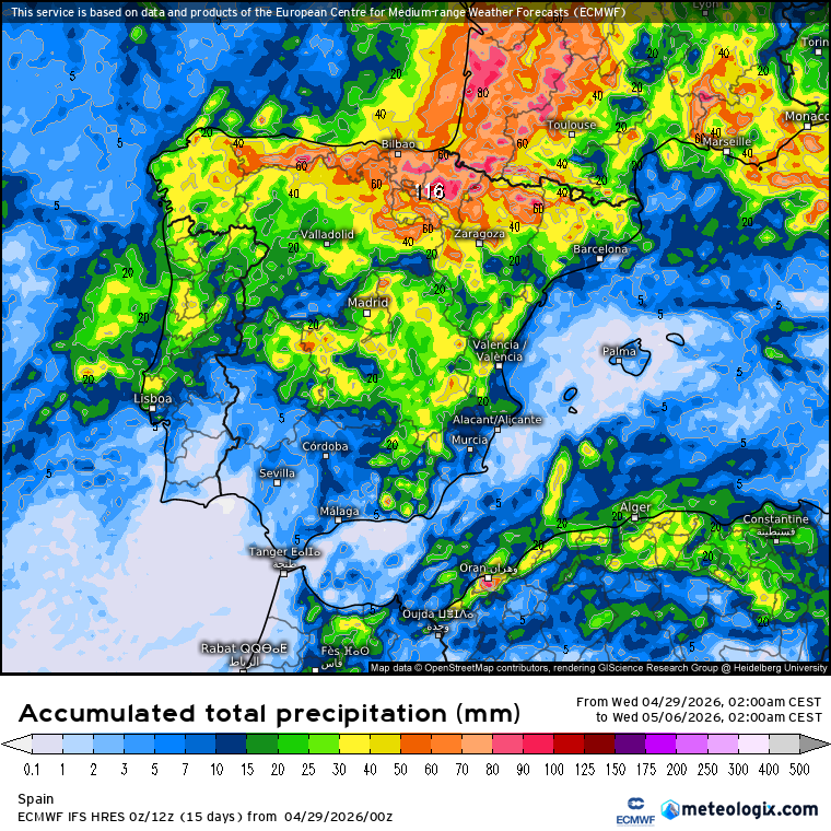 ECMWF lluvias