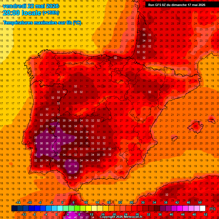 Temperaturas GFS 