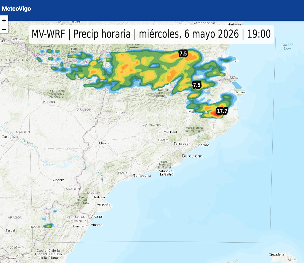 MV-WRF lluvias