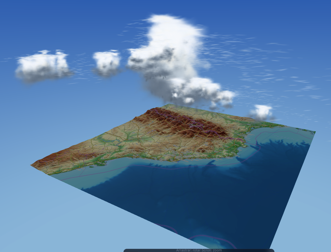 Nubes en 3D