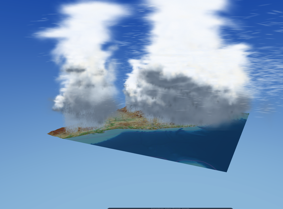 Nubes en 3D