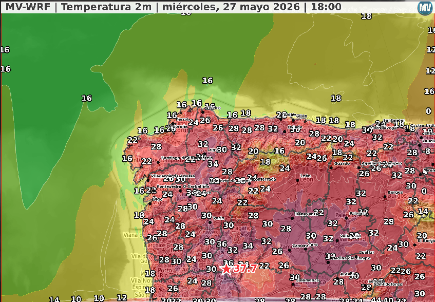 Temperaturas MV-WRF