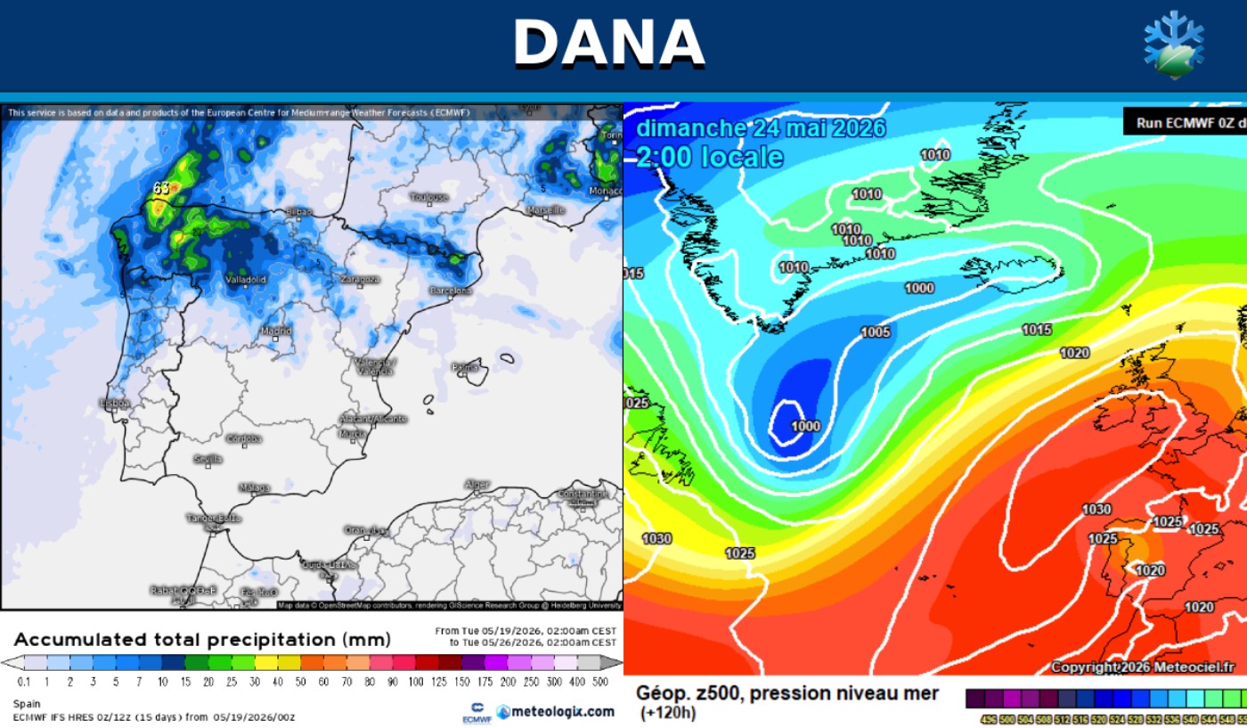 Mapas modelos lluvias