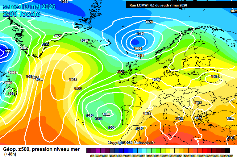 ECMWF geopotencial 