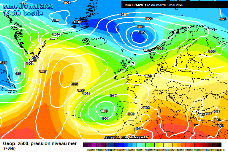 ECMWF geopotencial