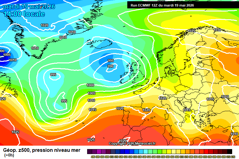 ECMWF geopotencial