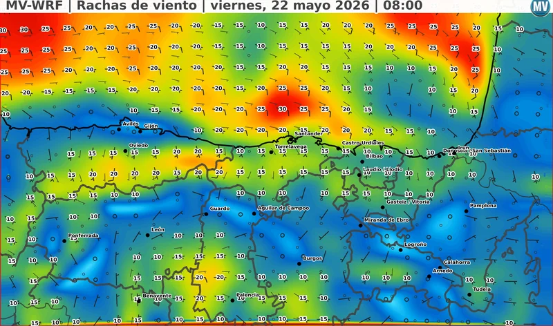 Rachas de viento Galerna