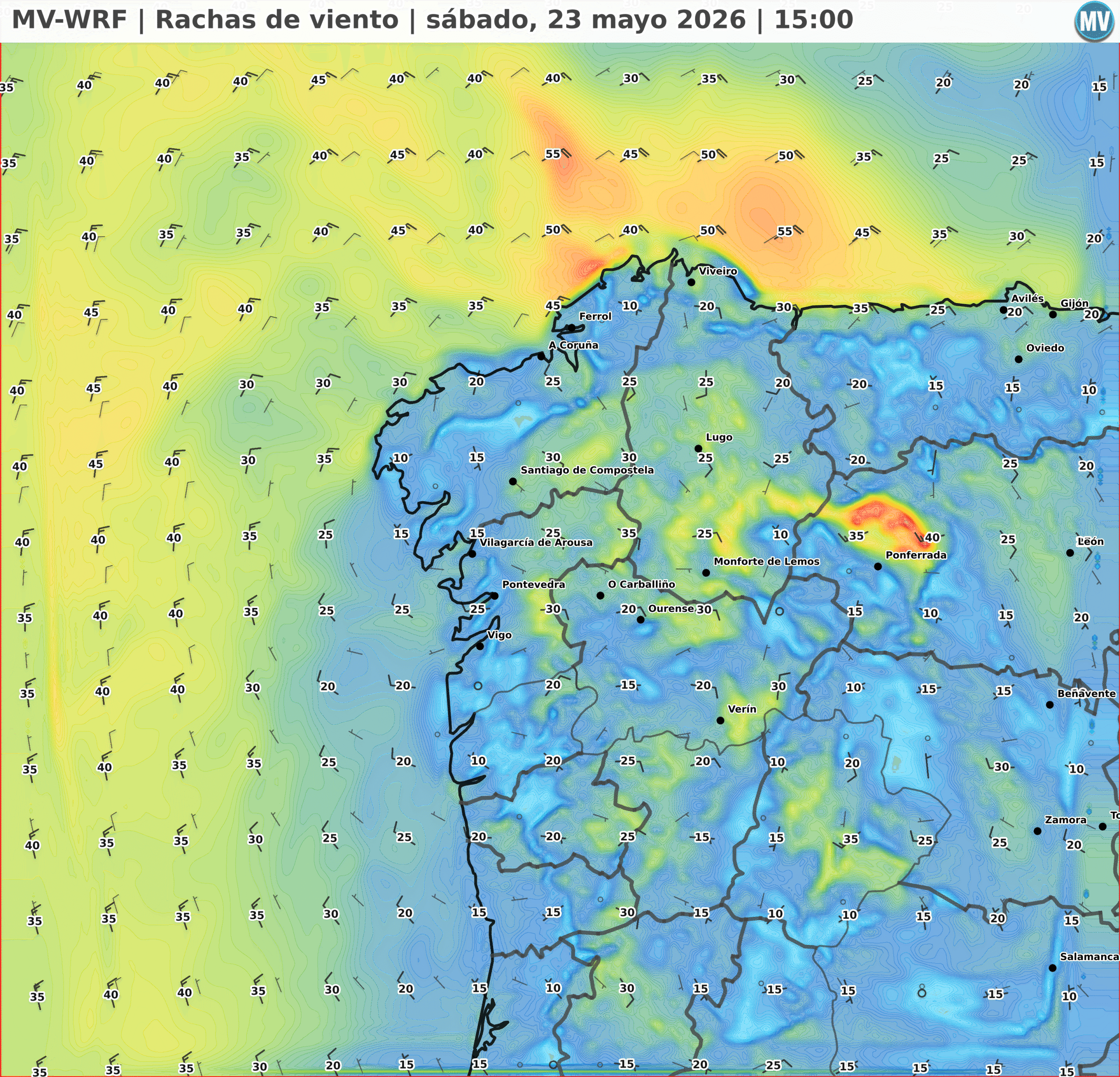 Rachas de viento