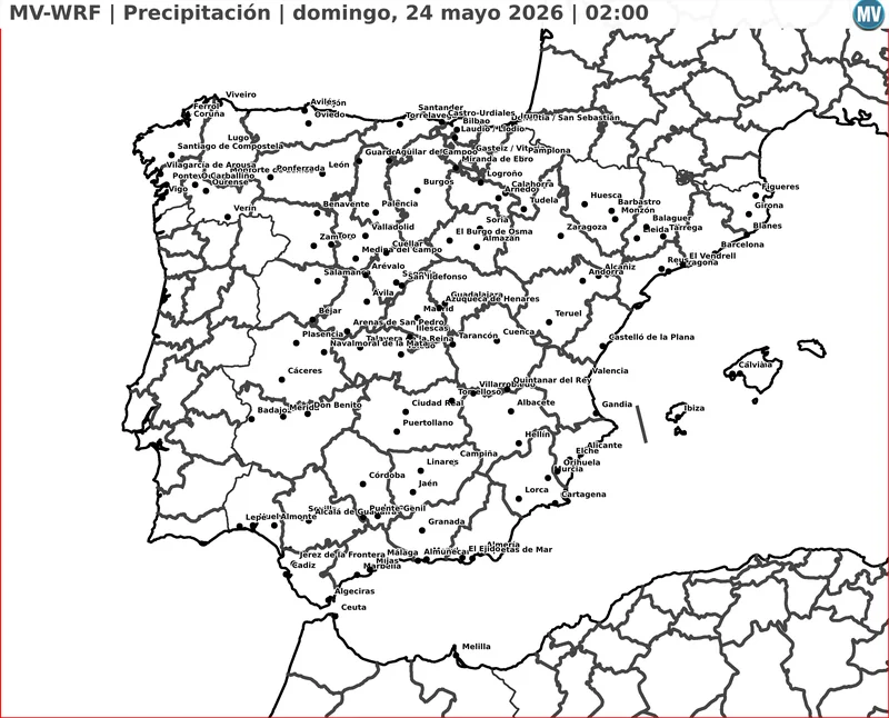 Lluvias MV-WRF