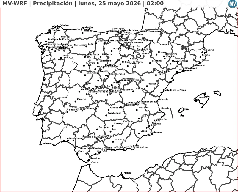Lluvias MV-WRF