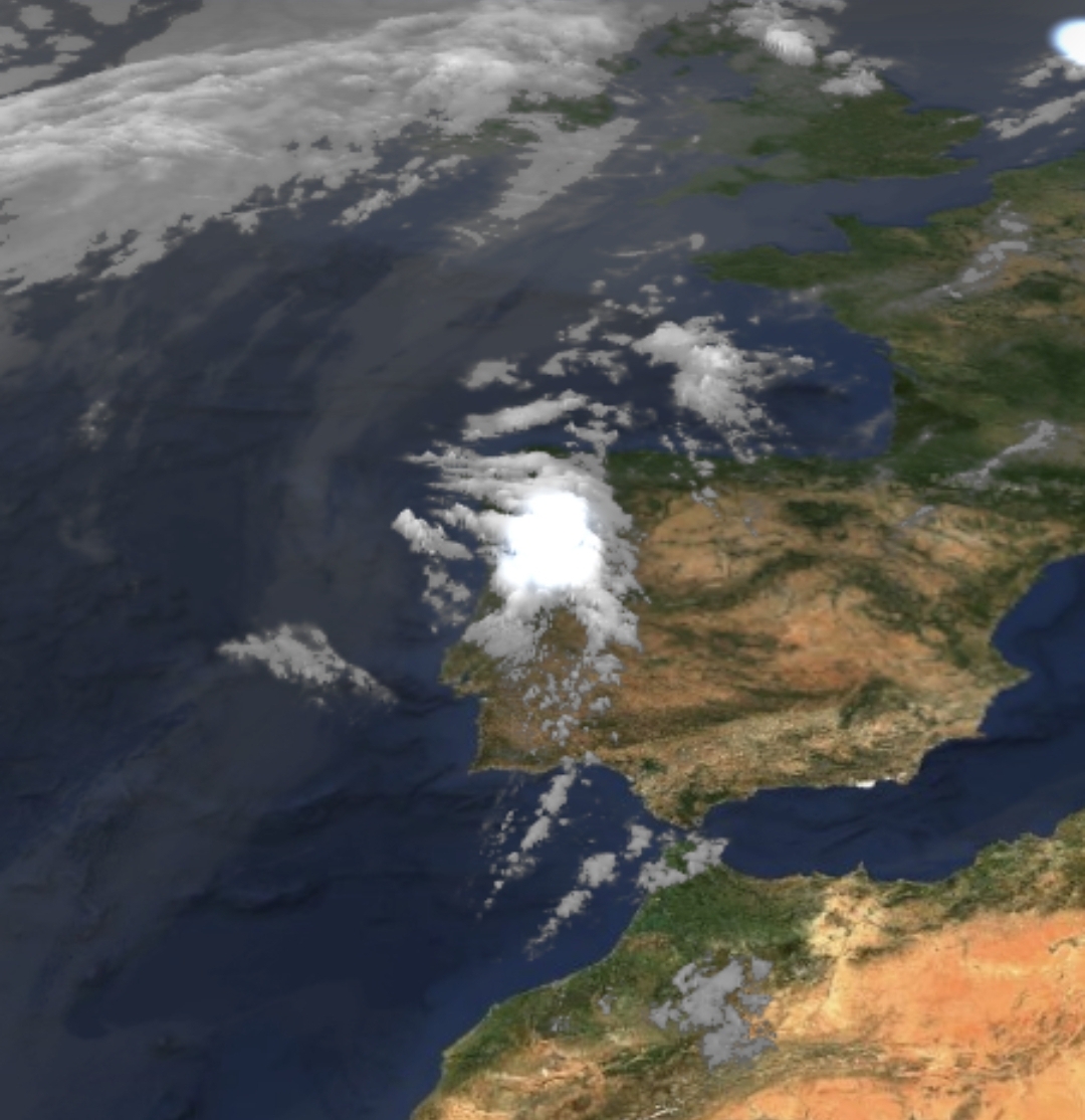 Imágenes del satélite
