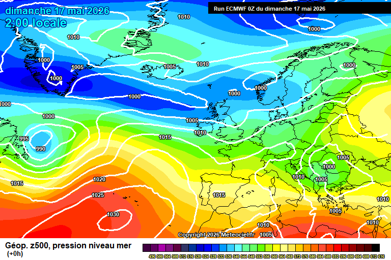 ECMWF geopotencial 
