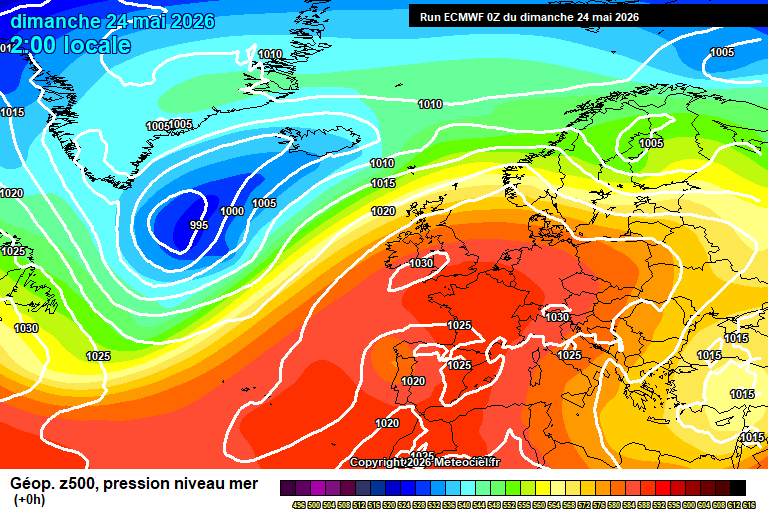 ECMWF geopotencial