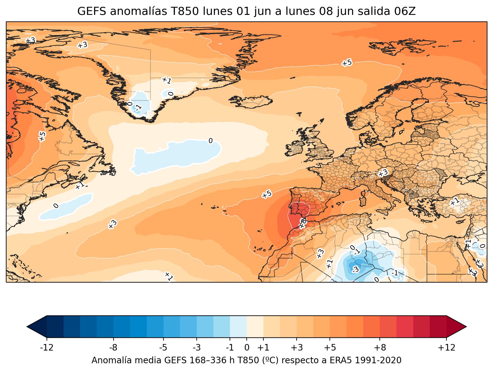 Mapas de anomalías