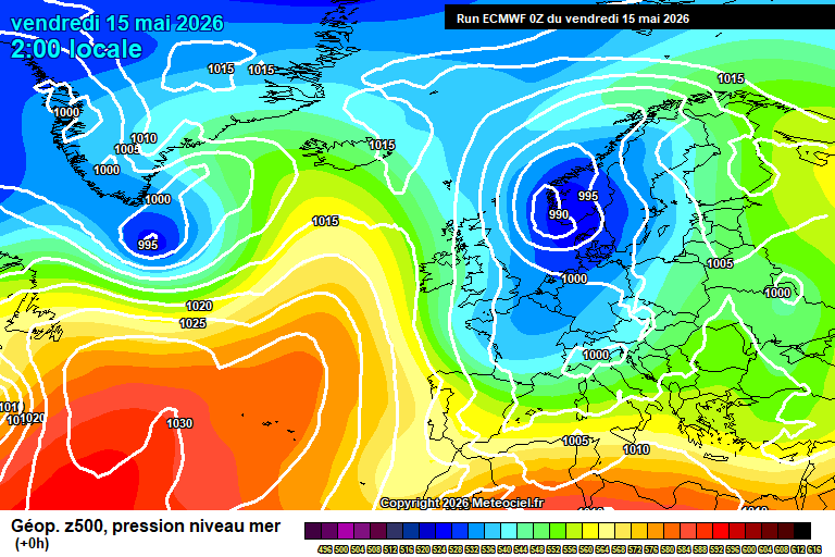 ECMWF geopotencial