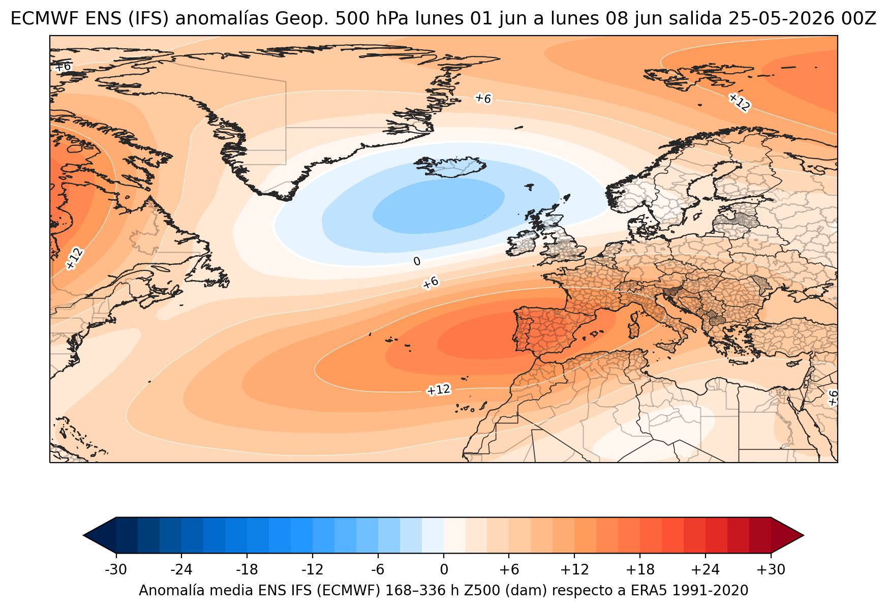ECMWF anomalías