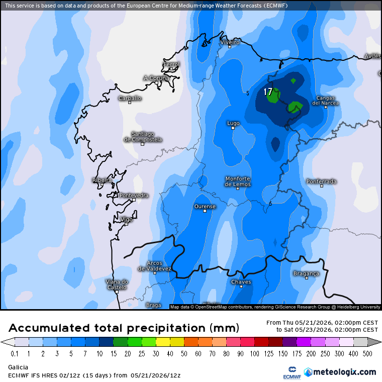ECMWF lluvias 