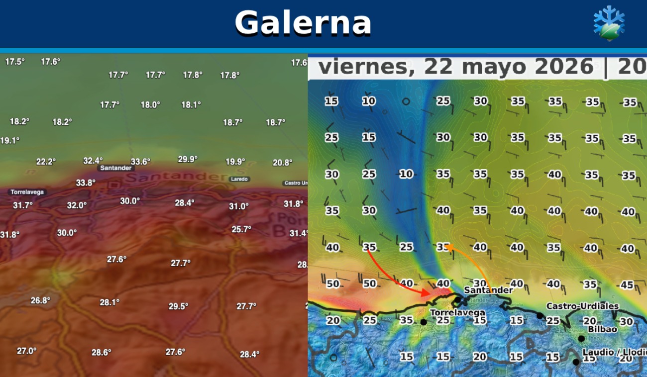 Galerna en el cantábrico