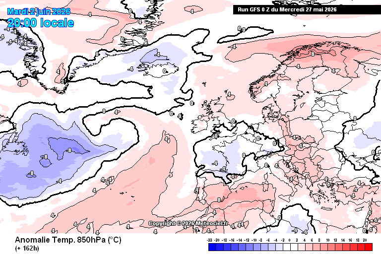 Anomalías GFS