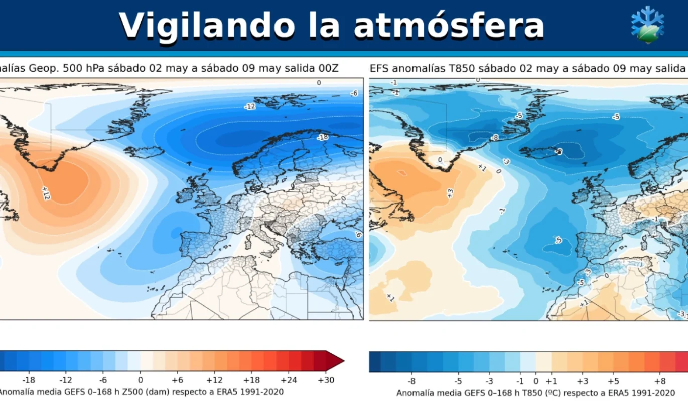 Mapas de anomalías