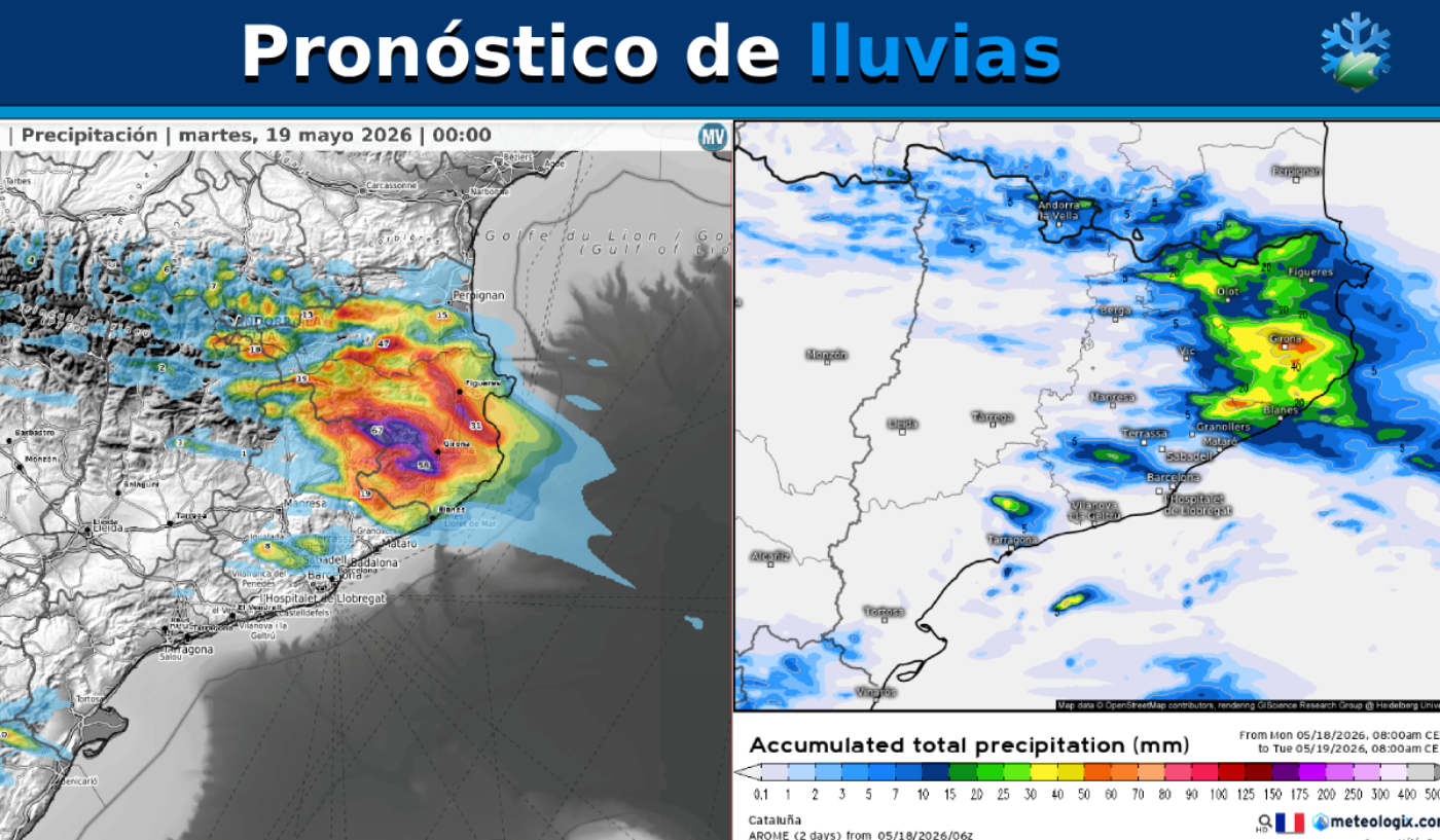 Pronóstico de lluvias modelo MV